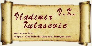 Vladimir Kulašević vizit kartica